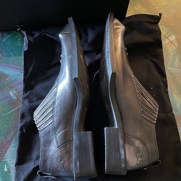 LAST Fluevog Swordfish Loafer Metallic Grey Gray Size 7 Slip On SOLD OUT $399 - Picture 13 of 15